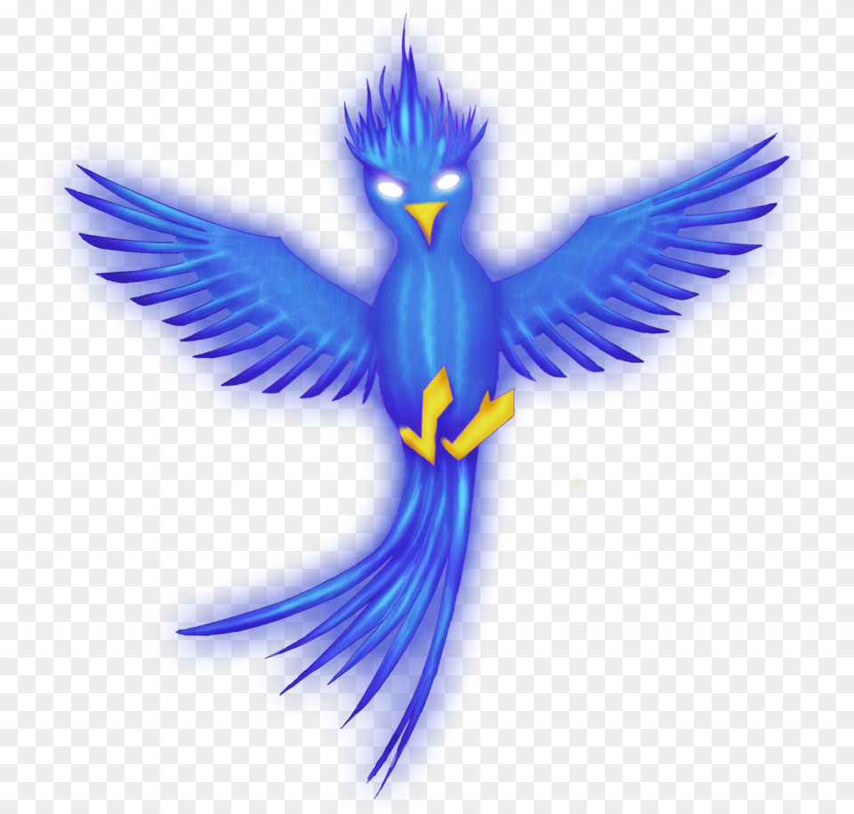 Wingcobalt Artsymbolillustration Blue Phoenix Logos, Flower, Iris, Plant, Animal Free Transparent Png