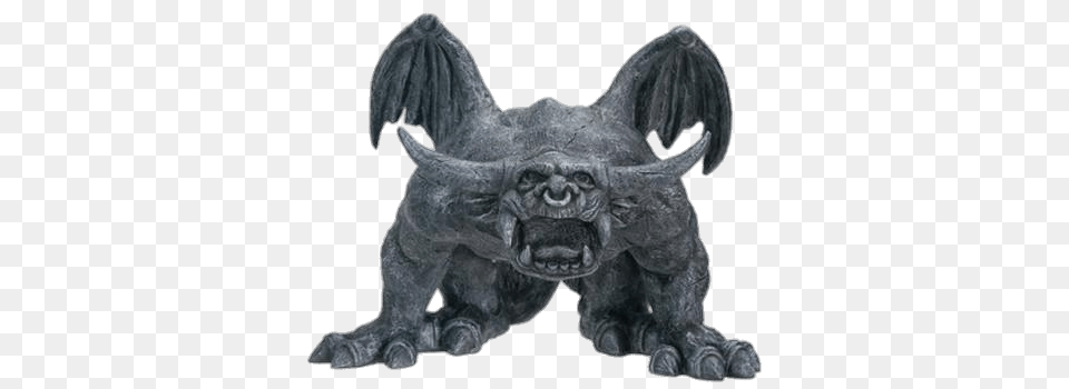 Winged Bull Gargoyle, Accessories, Art, Ornament, Statue Png Image