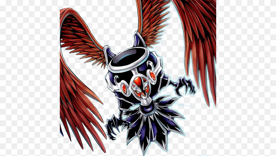 Winged Kuriboh And Concentrated Light Yugioh Darklord Superbia, Emblem, Symbol, Accessories Png