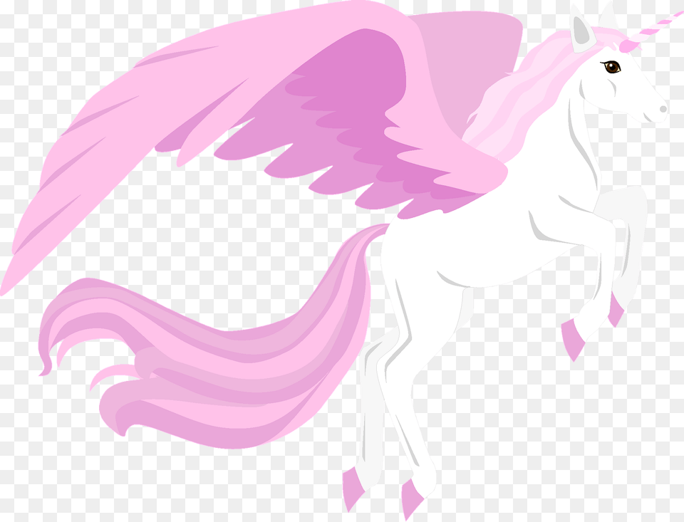 Winged Unicorn Clipart, Animal, Mammal, Wildlife, Zebra Free Transparent Png