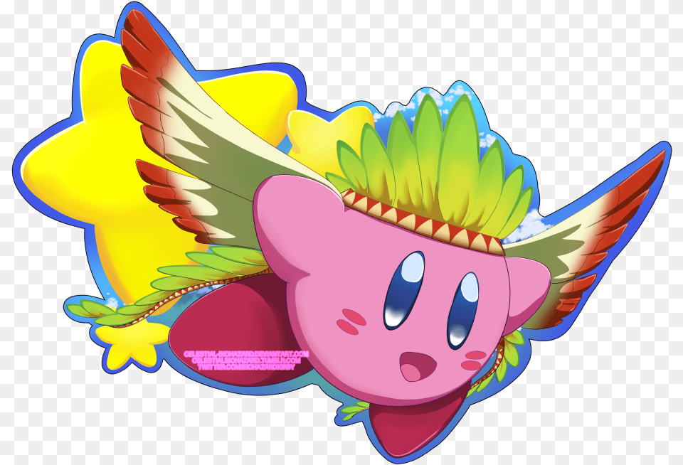 Wingkirby My Favorite Kirby Nintendo Fanart Hal Cartoon, Art, Graphics, Animal, Fish Png