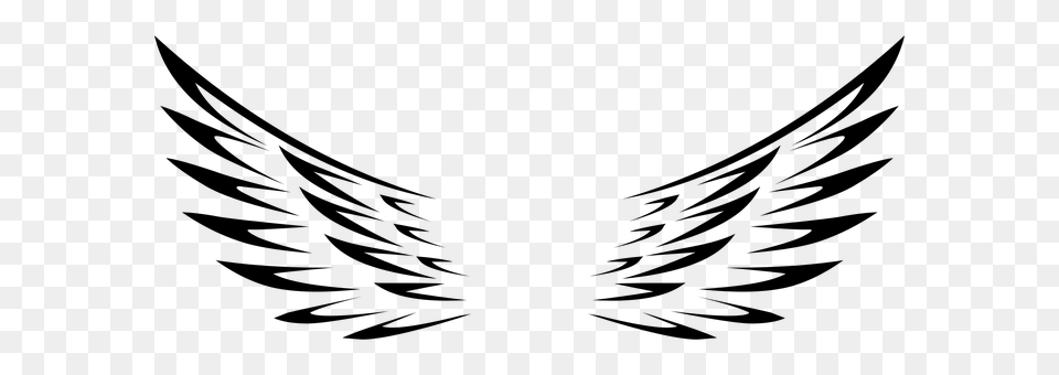 Wings Gray Free Png