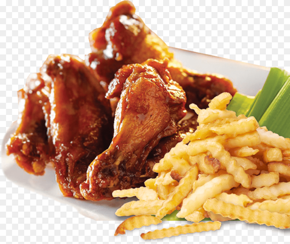 Wings And Fries, Food, Food Presentation, Meal Png