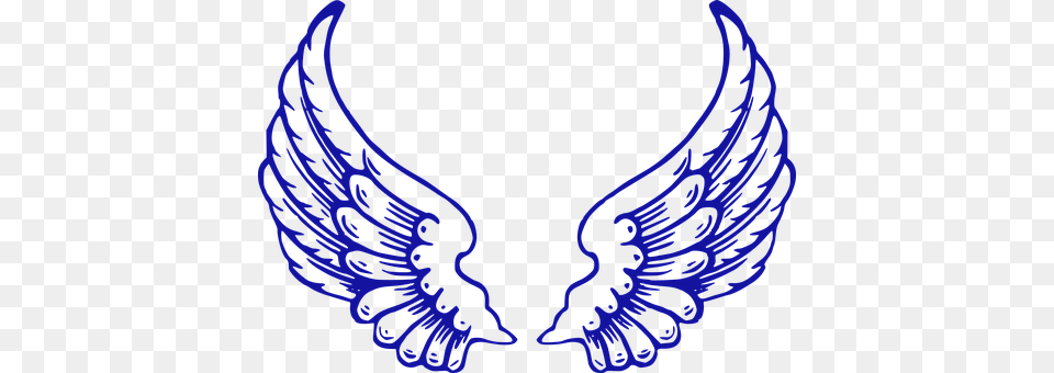 Wings Angel Country Safe Blue Holy Power A Angel Wings, Accessories, Jewelry, Necklace, Emblem Png