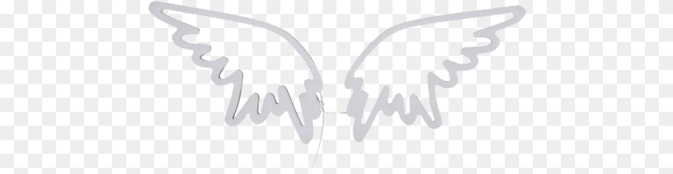 Wings Angel Emblem, Text, Handwriting Free Png Download