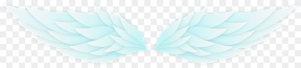 Wings Blue White Shaded Ombre Gradient Tint, Leaf, Plant Png