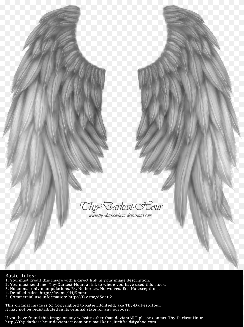 Wings By Thy Darkest Hour On Clipart Library Gray Wings, Angel, Adult, Female, Person Png