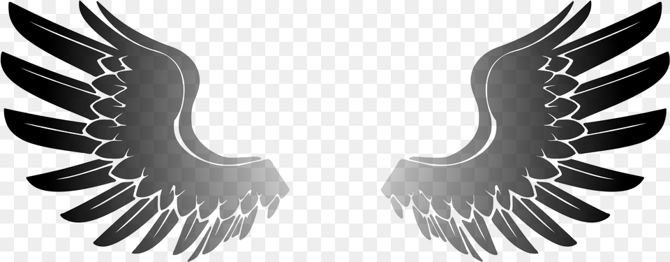 Wings Clip Arts, Gray Free Png Download