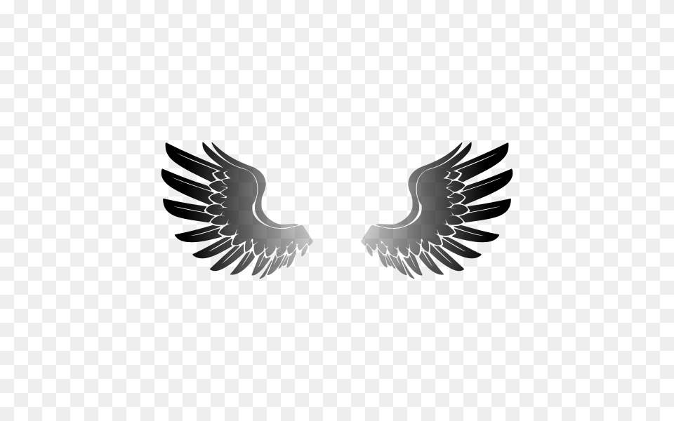 Wings Clip Arts For Web, Gray Png