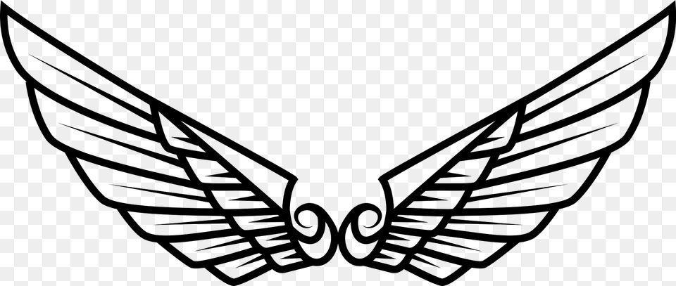 Wings Clipart, Emblem, Symbol Free Transparent Png