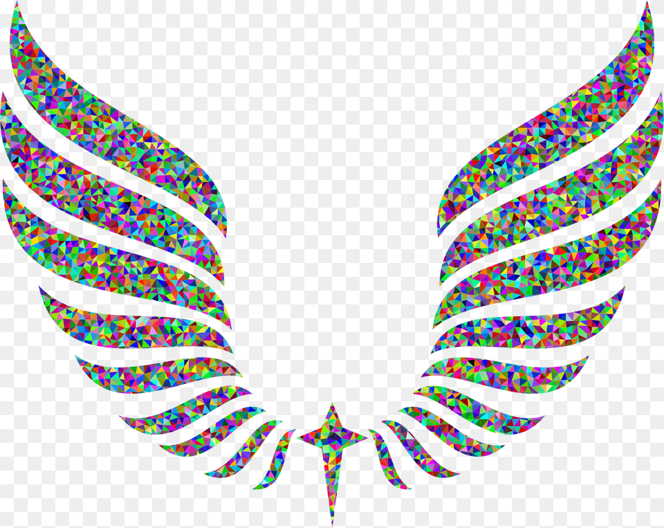 Wings Clipart Detailed, Pattern, Emblem, Symbol, Art Free Transparent Png