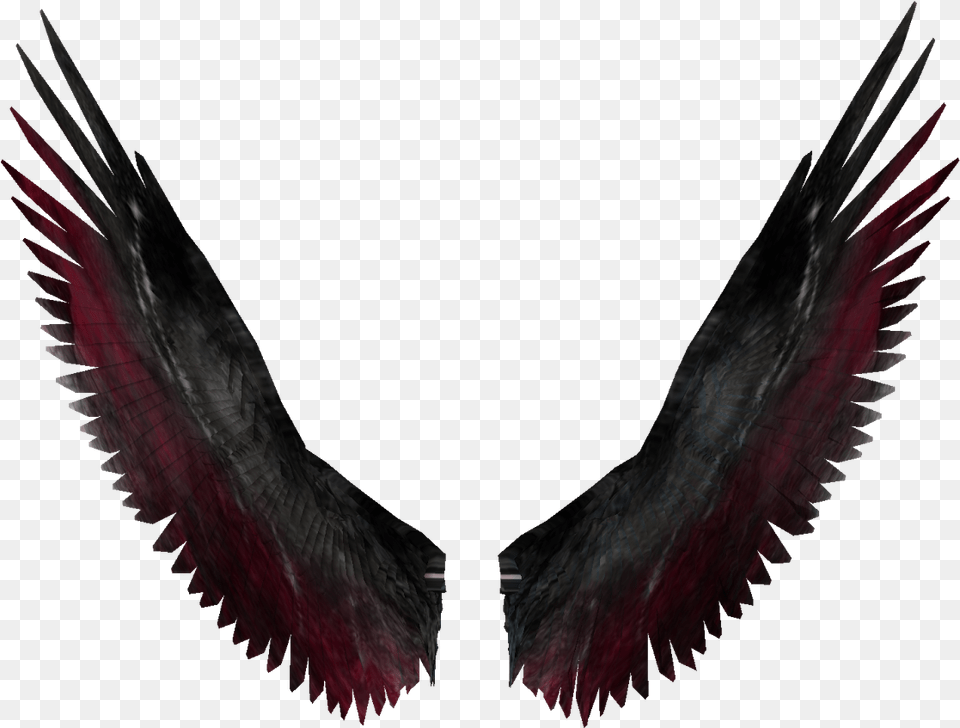 Wings Clipart Realistic Black And Red Angel Wings, Accessories, Animal, Bird, Vulture Free Png Download