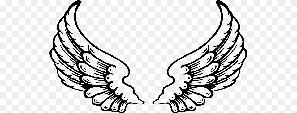 Wings Coloring Pages, Emblem, Symbol Free Transparent Png