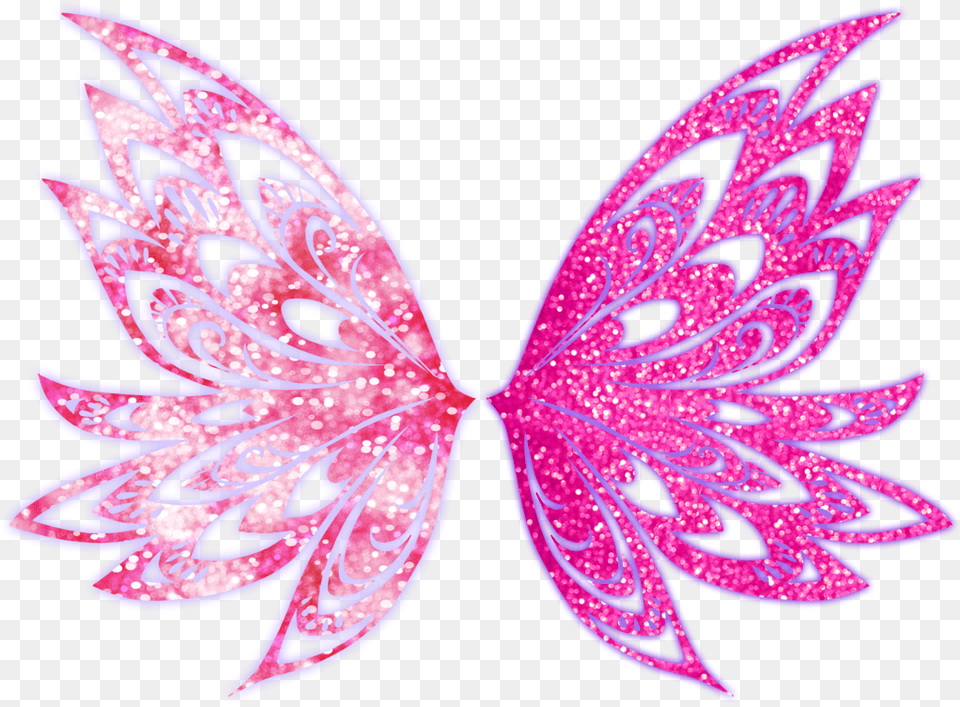 Wings Fairy Fairies Fairywings Cute Kawaii Sparkles Winx Club Butterflix Wings, Accessories, Purple, Pattern Free Png