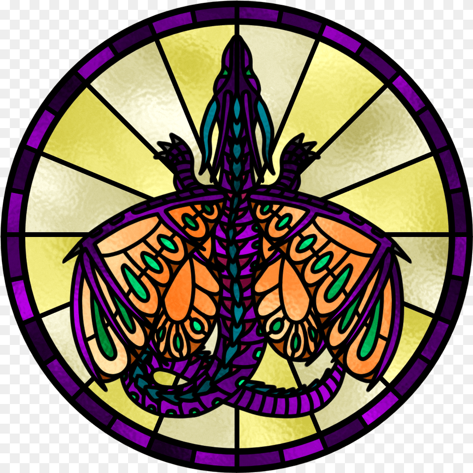 Wings Of Fire Art Silkwing Download Wings Of Fire Silkwing, Stained Glass, Chandelier, Lamp Png Image