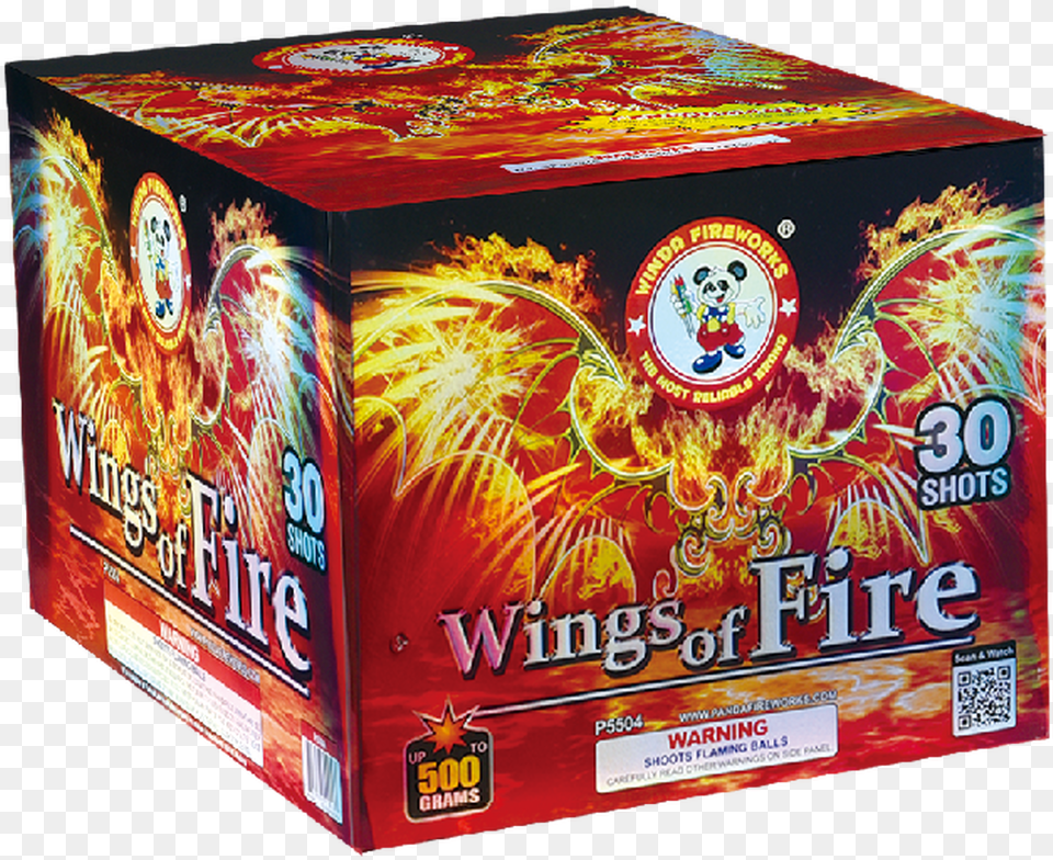 Wings Of Fire Case Fictional Character, Fireworks, Box, Qr Code Free Png