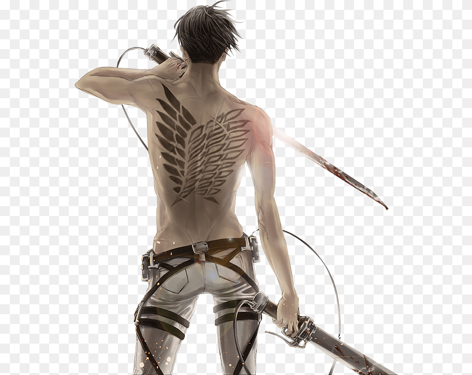 Wings Of Freedom Levi, Person, Back, Body Part, Adult Png Image