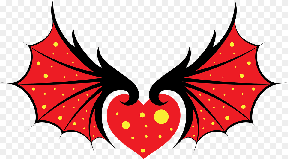 Wings Of Love Clipart, Pattern, Plant, Leaf, Symbol Free Png