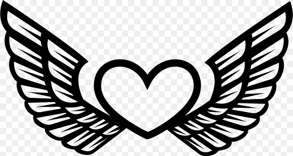 Wings Of Love Clipart, Emblem, Symbol, Smoke Pipe Free Png Download