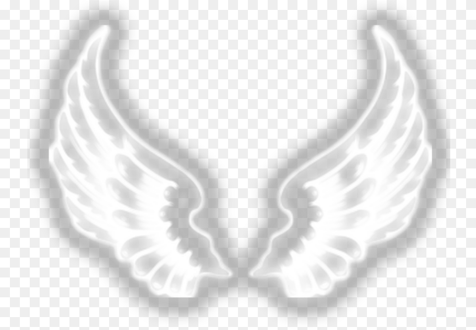 Wings Wing Emoji Neon White Black Sad Happy Free Transparent Png