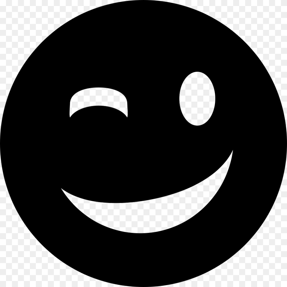 Wink Emoticon Smiley Face Do You Know Squarepusher Single, Stencil, Logo Free Png Download