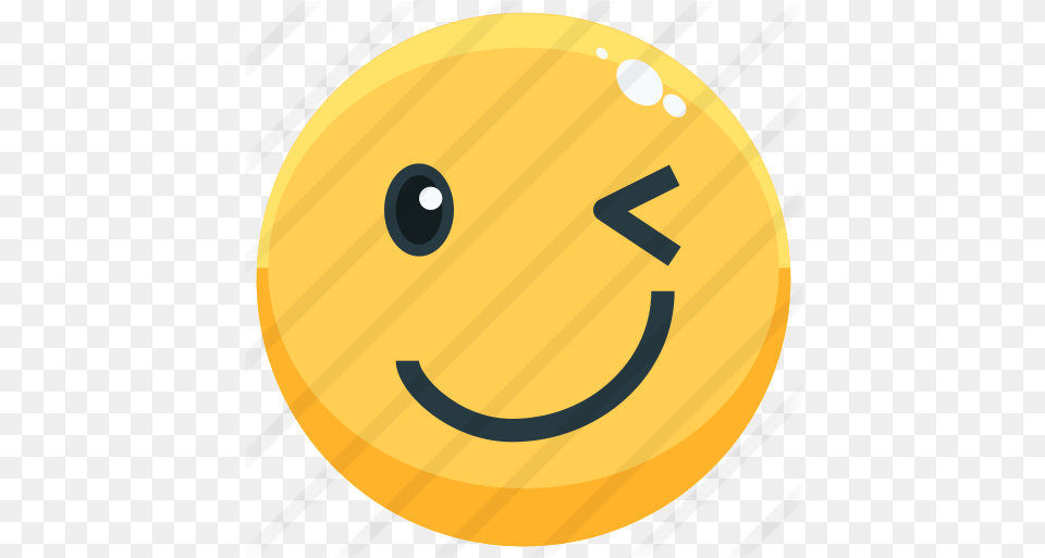Wink Hungry Icon, Sphere, Disk, Text Free Png