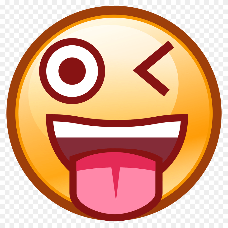 Wink With Tongue Sticking Out Smiley Face Clip Art, Body Part, Mouth, Person Free Transparent Png