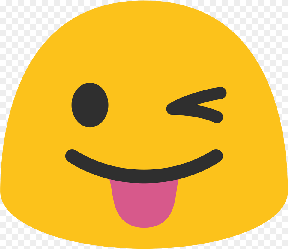 Winking Emoji Svg Files Android Wink Tongue Emoji Free Png Download
