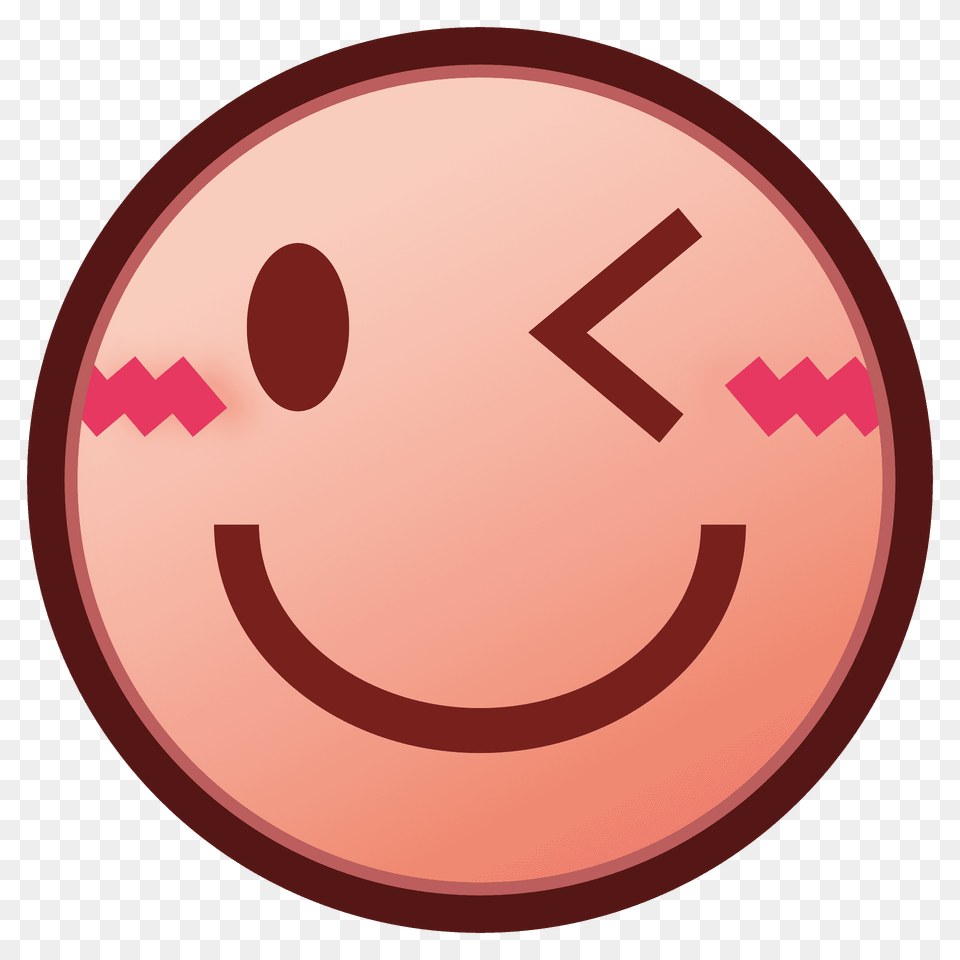 Winking Face Emoji Clipart, Symbol, Text Free Transparent Png