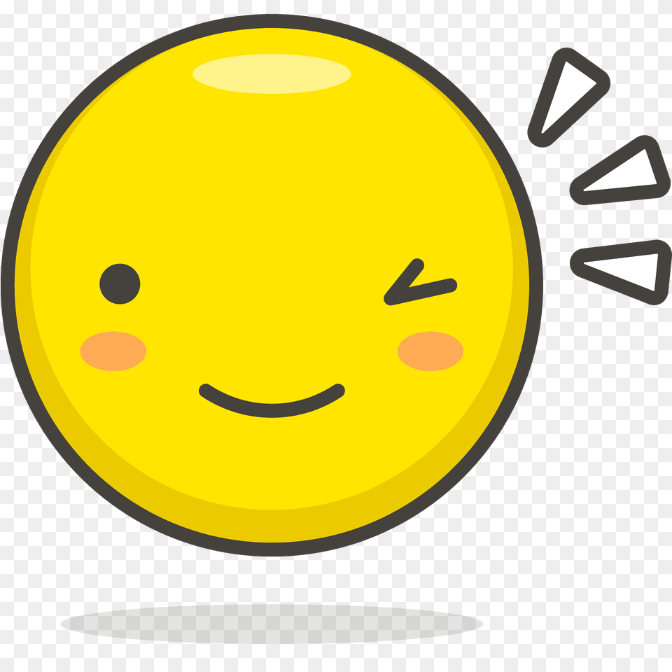 Winking Face Emoji Clipart, Outdoors, Egg, Food Png Image