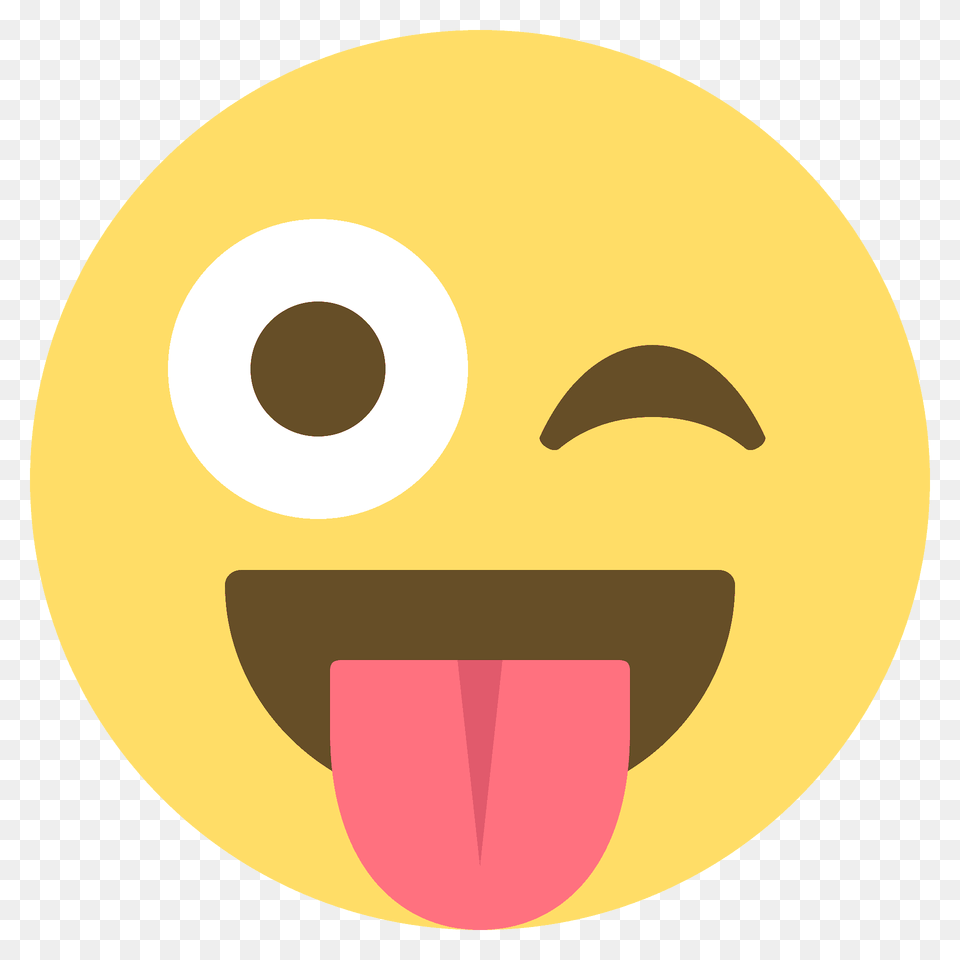 Winking Face With Tongue Emoji Clipart, Body Part, Mouth, Person, Astronomy Png