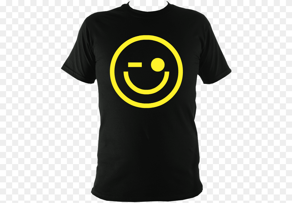 Winky Face Slogan T Shirt Vegan Barcode T Shirt, Clothing, T-shirt Free Transparent Png
