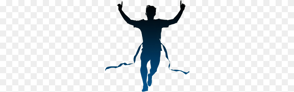 Winner In, Silhouette, Person, Dancing, Leisure Activities Free Png Download