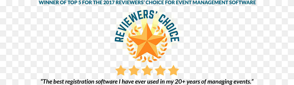 Winner Of Top 5 Highest Rated Event Software By Industry System, Logo, Symbol Free Transparent Png