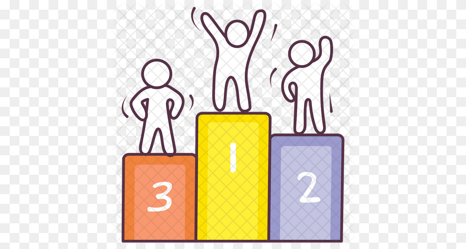 Winner Podium Icon Winners Podium, People, Person, Number, Symbol Free Png Download