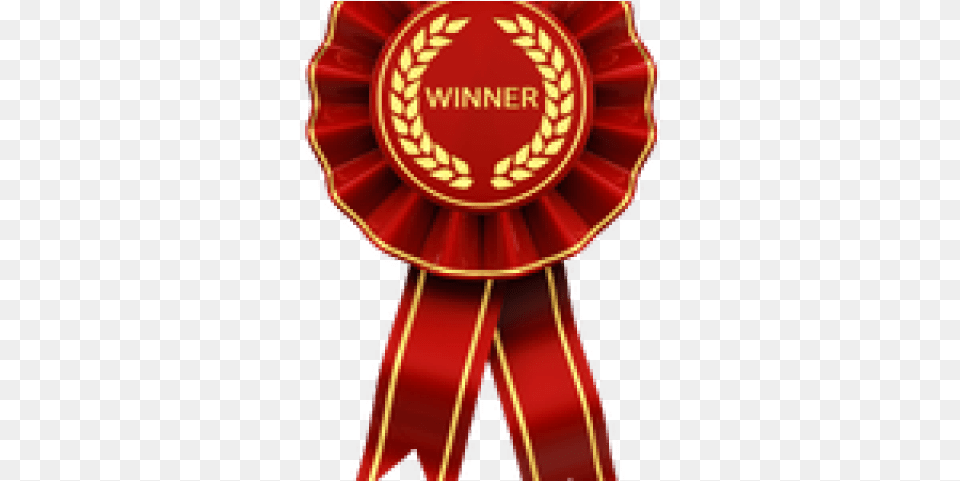 Winner Ribbon Transparent Images 1st Place Rosettes, Gold, Dynamite, Weapon, Ball Free Png Download