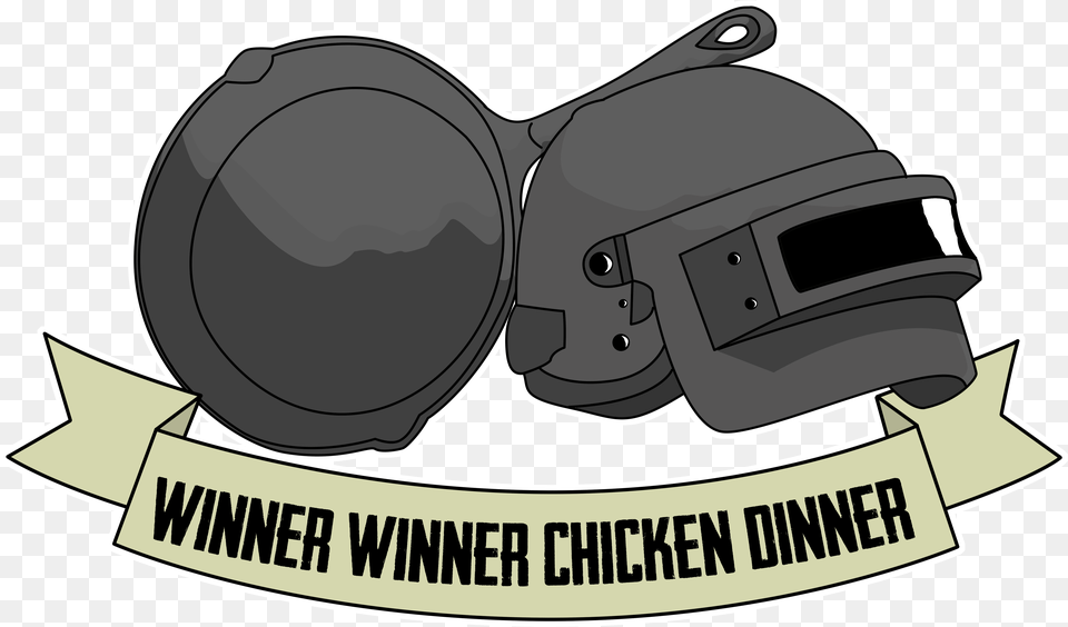 Winner Winner Chicken Dinner, Helmet, Accessories, Goggles, American Football Free Png Download