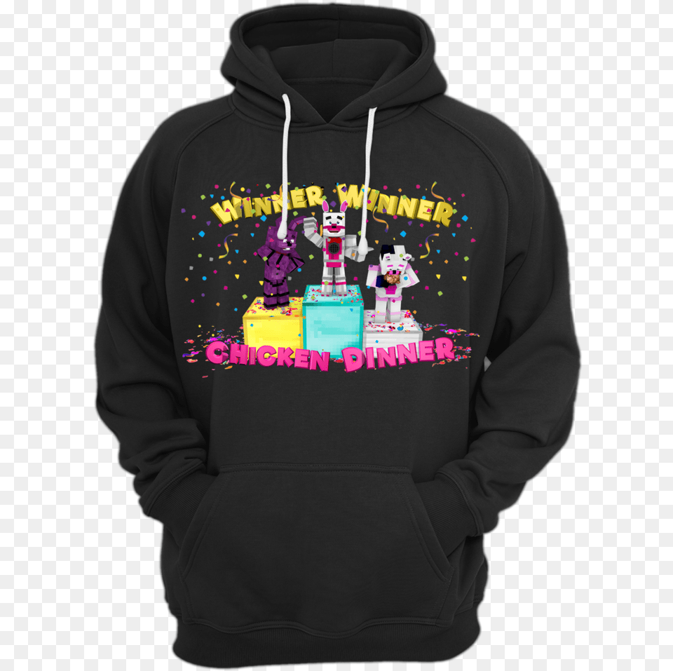 Winner Winner Chicken Freddy Hoodie, Clothing, Knitwear, Sweater, Sweatshirt Free Transparent Png