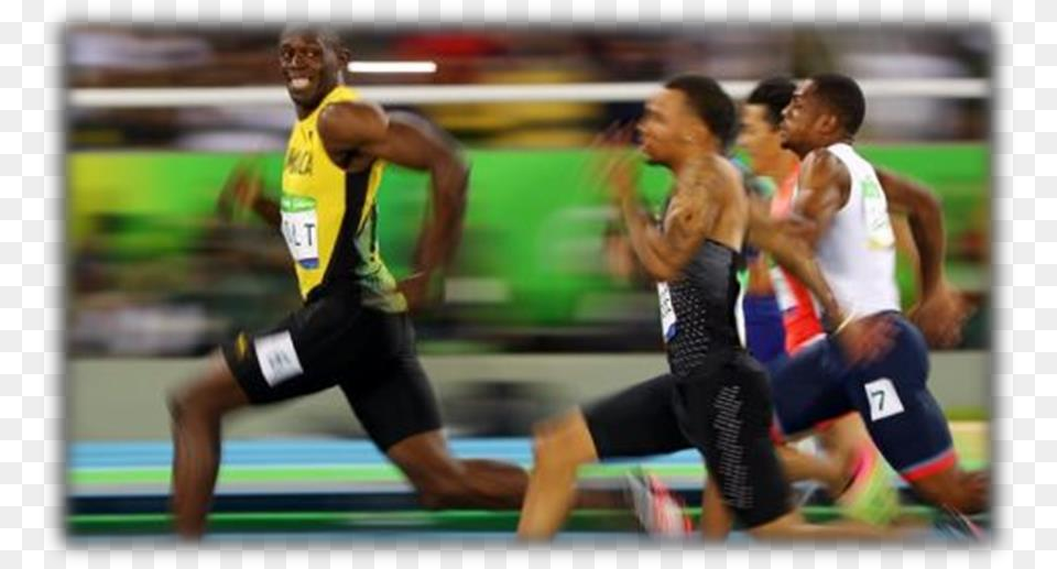 Winners Focus On Winning Usain Bolt, Adult, Female, Male, Man Png Image