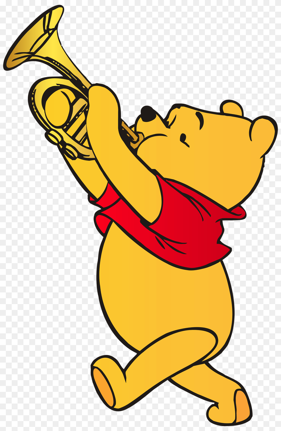 Winnie Pooh, Brass Section, Horn, Musical Instrument, Baby Free Transparent Png