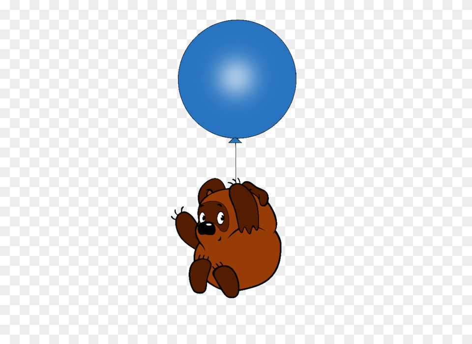 Winnie Pooh, Balloon, Astronomy, Moon, Nature Png Image