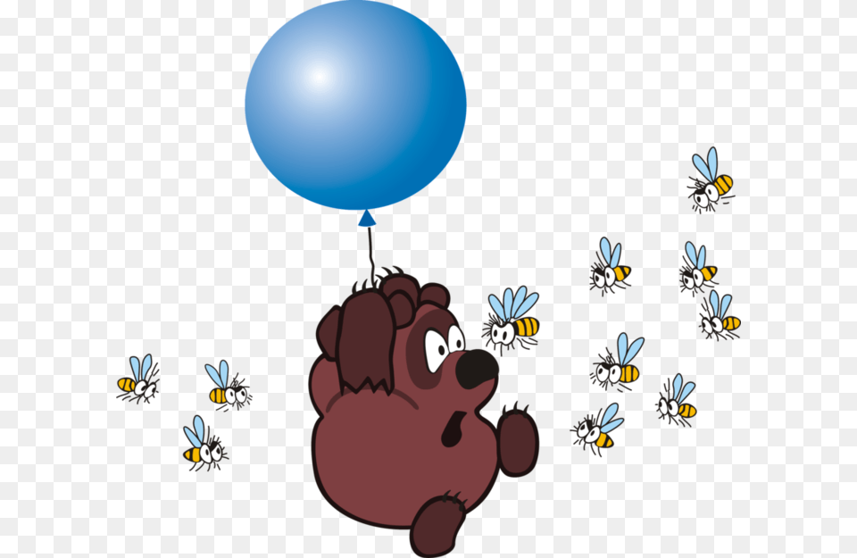 Winnie Pooh, Balloon, Baby, Person Png Image