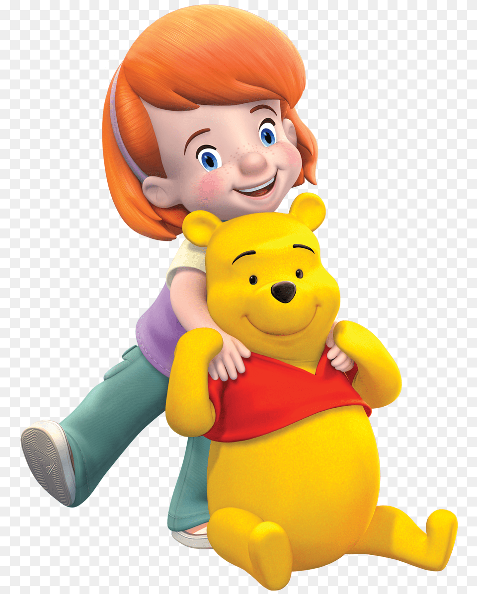 Winnie Pooh, Face, Head, Person, Baby Free Png Download