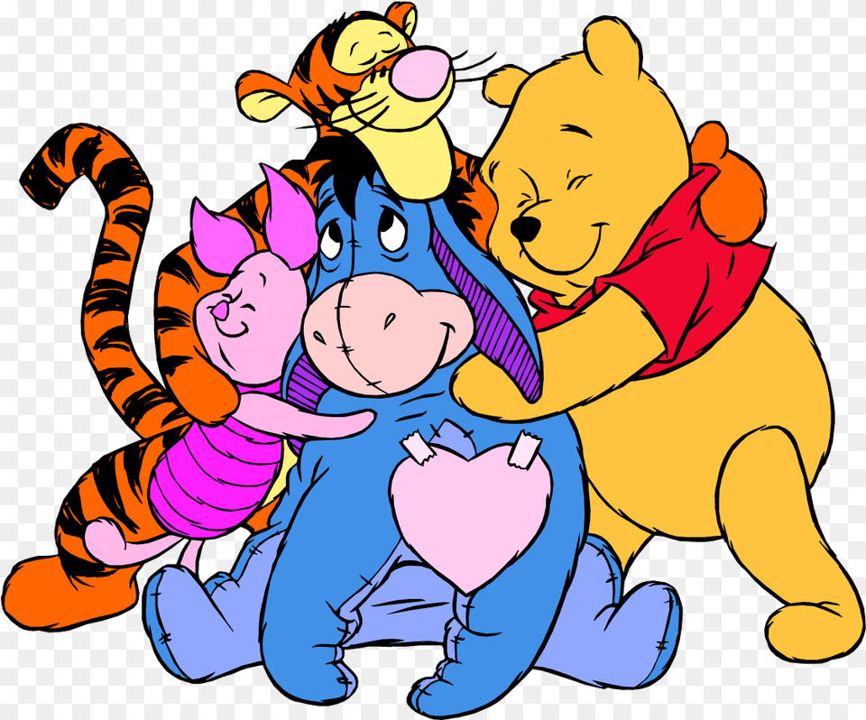 Winnie Pooh Characters As An Illustration Winnie The Pooh Characters Drawings, Baby, Person, Cartoon, Face Free Png Download