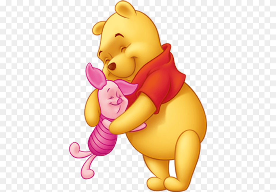 Winnie Pooh Hd Image Winnie Pooh Y Piglet, Nature, Outdoors, Snow, Snowman Free Png Download