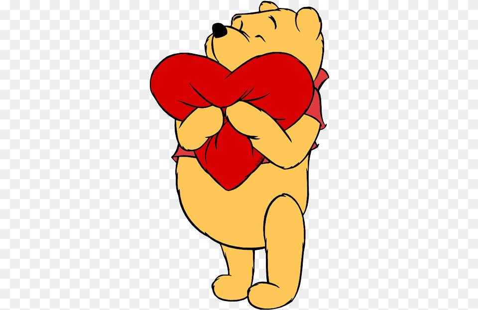 Winnie Pooh Winnie The Pooh Heart, Baby, Person, Cartoon Free Transparent Png