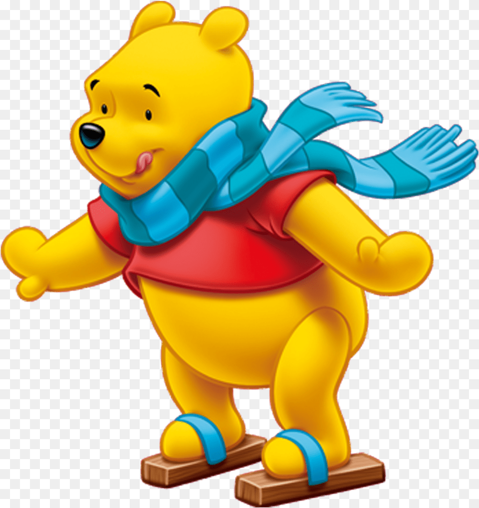 Winnie Pooh Winnie The Pooh In Winter, Toy Free Png Download