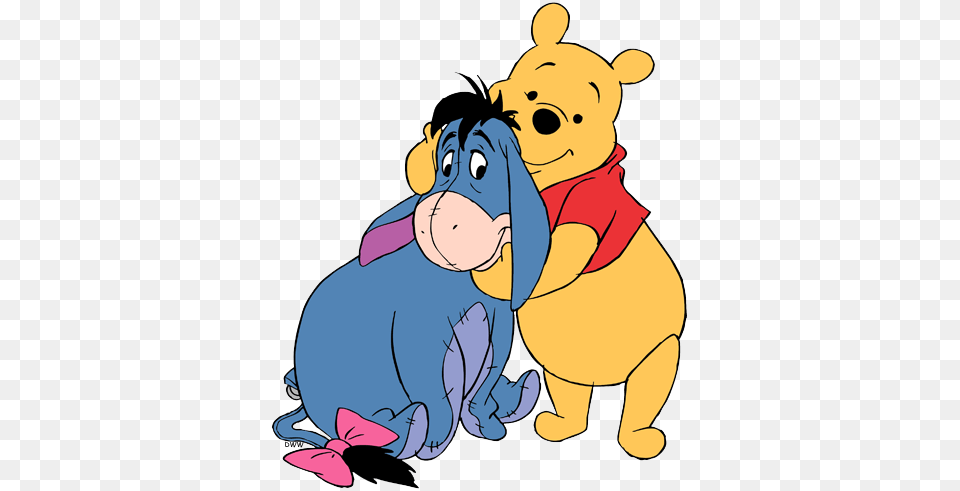 Winnie The Pooh And Eeyore Clip Art Disney Clip Art Galore, Cartoon, Baby, Person Png