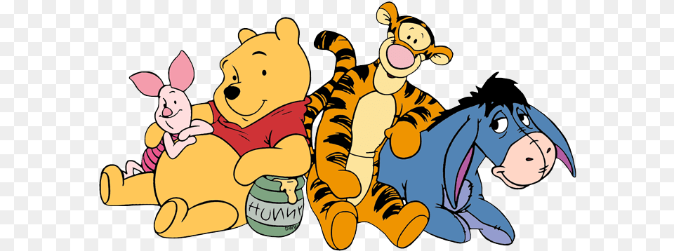 Winnie The Pooh And Friends 1 Personaje Din Desene Animate, Baby, Person, Cartoon, Animal Png Image