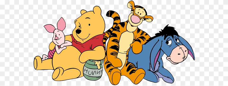 Winnie The Pooh And Friends Clip Art Disney Clip Art, Animal, Bear, Mammal, Wildlife Free Png Download